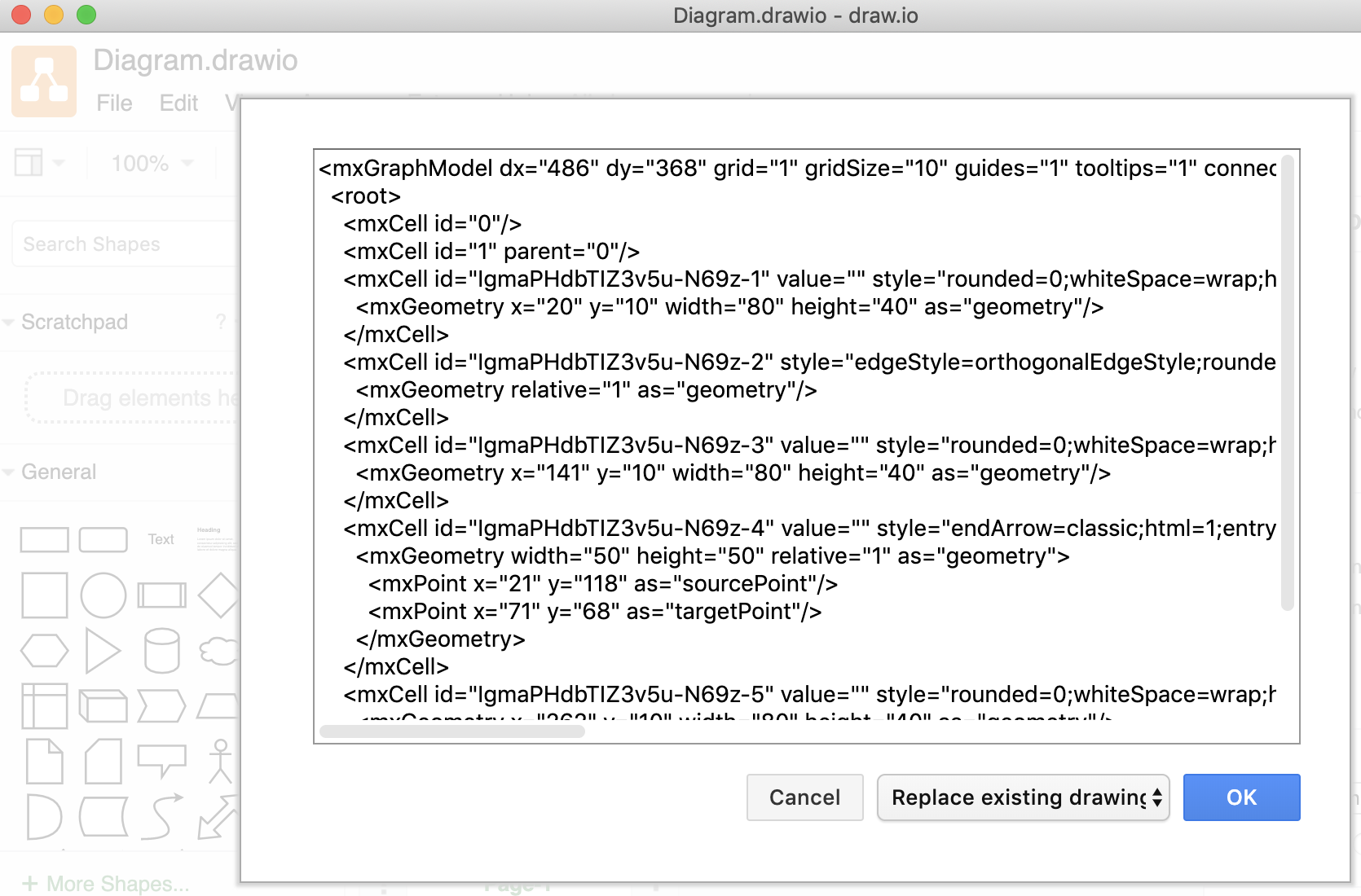 Edit Diagram to see the xml sources in draw.io